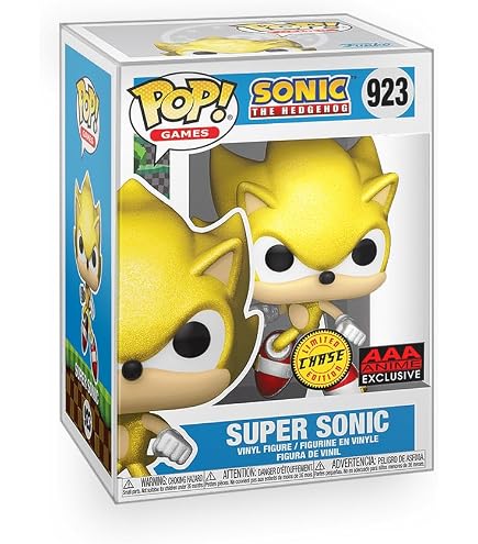 Amazon.com: Funko Super Sonic Figurine, Multicoloured, 20326